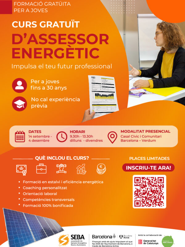 Cartell Curs d'assesor energètic